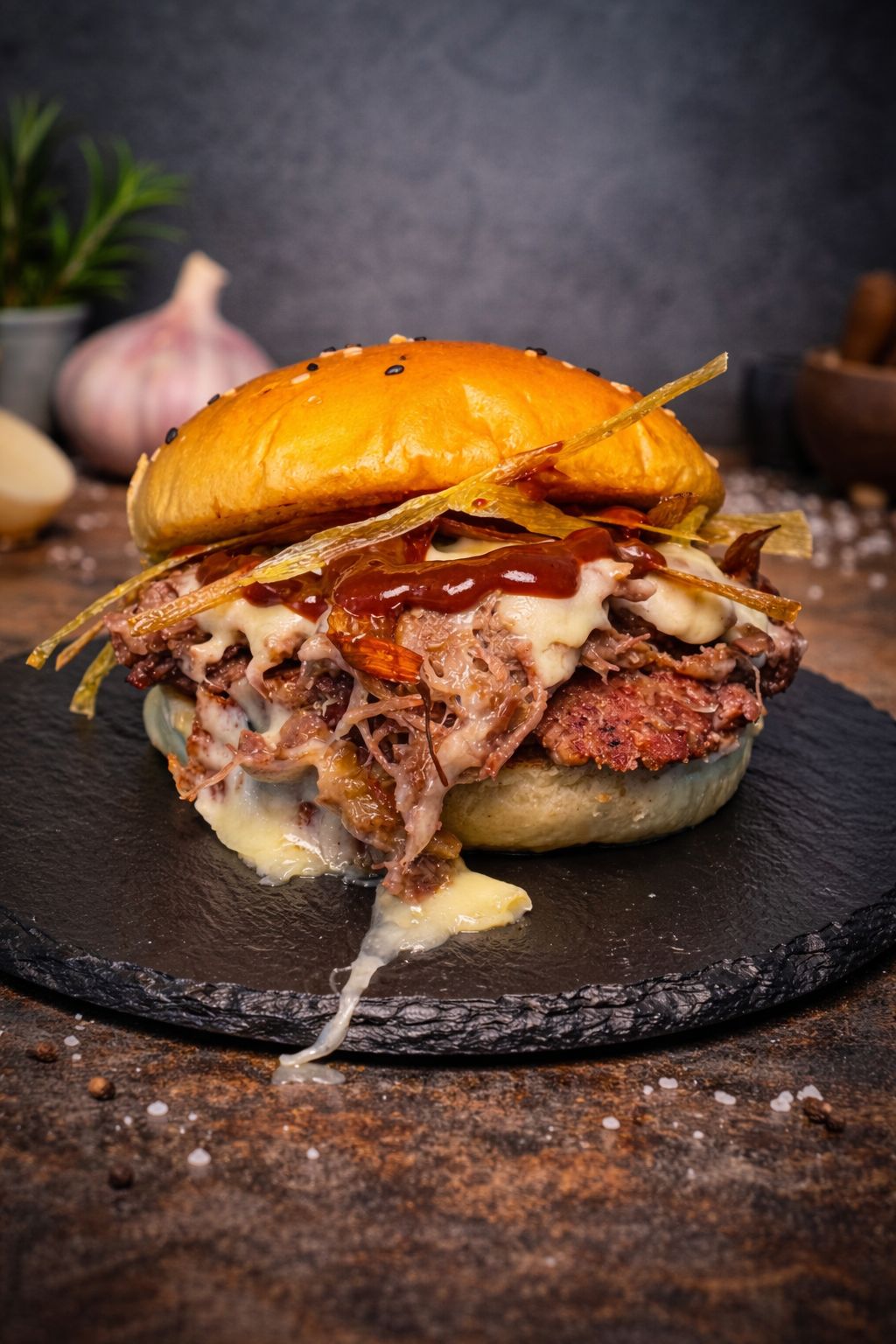 Hambúrguer da Máfia Dog's em Curitiba